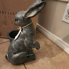 NEW Pottery Barn Essex Bunny Rabbit With Basket EASTER ...