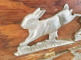 Vintage Set of 8 Leaping Bunnies Mounted on Board Chocolate or Pastry Molds | eBay