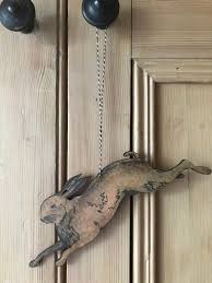 Large Wooden Hare Hanging - 23cm Long - Etsy Canada