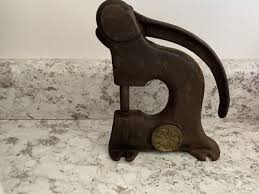 Nice Antique Cast Iron Leather Riveter Tool HSB & Co Rev o ...