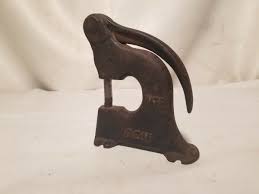 Antique Cast Iron Gem Rivet Punch Press | eBay