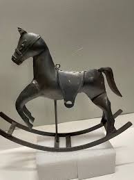 Vintage Metal Rocking Horse - Etsy