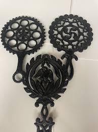 Vintage Cast Iron Metal Footed Trivets JZH 1948/1952 Pinwheel STAR Hot Plate 3pc | eBay Australia