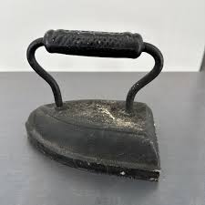 Vintage Flat Iron Cast Iron Door Stopper At 7 Lbs Plus | eBay