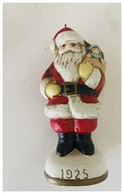 Cast Iron Hand Painted Christmas Door Stop Santa Claus Kris Kringle Book End | eBay