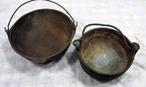 Vintage or Antique Metalworking Bowls/Cauldrons- Lot of 2 | eBay