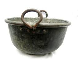 Vintage Kupferkessel zum Kochen über offenem Feuer unter Gefechtsbedingungen. Antikes Geschenk. - Etsy.de