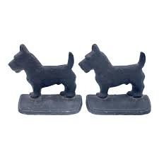 Vintage Traditional Cast Iron Scottie Dog Bookends - Etsy