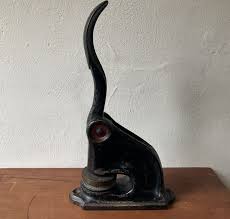 Antique Cast Iron Seal Press Stamp Embosser Knights Of The ...