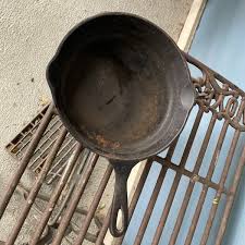 Vintage Wagner Ware Sidney 0 Cast Iron 10585 Skillet Pan Flat bottom | eBay