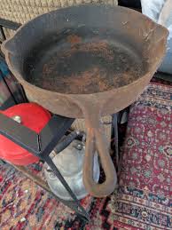 What is the history and value of an 8-inch dimpled pan?
