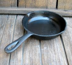 Vintage BSR Unmarked #3 Cast Iron 6-5/8" Fry Pan Skillet Heat Ring Red Mountain | eBay Australia