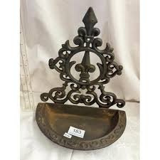 Buy Antique Victorian Cast Iron Wall Mounted Bird Bath Bird ...
