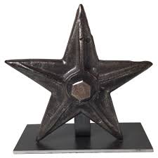 Antique Architectural Wall Building Anchor Star 19th Century ...
