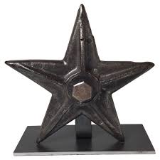 Antique Architectural Wall Building Anchor Star 19th Century ...