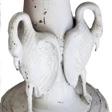 Vintage Cast Iron Three-Tier Heron Reclaimed Fountain at 1stDibs