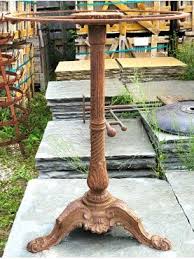 Original Italian cast iron antique Gueridon