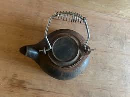 Antique Cast Iron Kettle 1869 | eBay