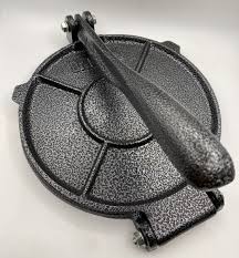 Dr. Cook 8” Cast Aluminum Tortilla Press, Strong Handle ...