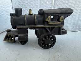 Vintage: Cast Iron Train Set Locomotive/Engine Coal Tender Pullman & Caboose | eBay