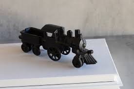 Vintage Cast Iron Mini Train Set - Locomotive With Tender & Passenger Car. - Etsy Australia