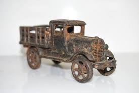 Sold at Auction: Antique Cast Iron Toy Truck