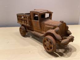 Ancien jouet camionnette livraison lit vintage en fonte années 1920-30 6" x 2" | eBay