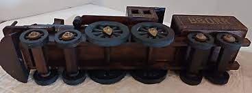 Vintage William Mason Wooden B & O.R.R. Train Engine & Coal ...