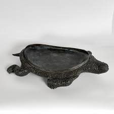 Vintage Bronze and Faux Tortoise Shell Turtle Box by ...