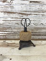Cast Iron Twine Stand With Snips – The Home Emporium