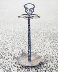 Sold at Auction: Cast metal umbrella form stick stand (58cm)