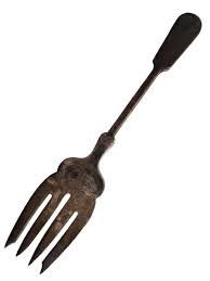 BAILEY BANKS BIDDLE SILVER PLATE MEAT FORK VINTAGE 9" | eBay