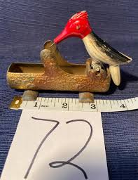 Vintage Mechanical Wood Picker Toothpick Holder ...