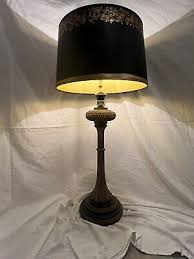John Richard Lamps Black And Gold Table | eBay