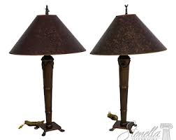 L55597EC: CHAPMAN Brass Table Lamp W. Deer Motif Legs - Etsy