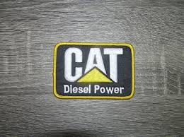 Caterpillar CAT Diesel Power Embroidered Iron On Patch 3.5 ...