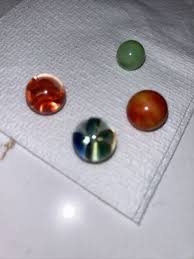 Vintage Marbles~ Beautiful Old German 2 Swirl/ Lot Of 4~1950 ...