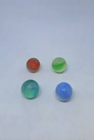 Scottish Sea Glass Marbles in Various Colours (4 in Total ...