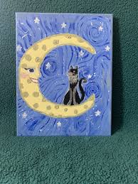Cat and Moon X Mushroom's - Etsy