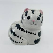 Vintage Oci Omnibus Porcelain Cat Salt Pepper Shaker Kitten ...