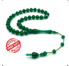 Forest Green Acrylic Prayer Beads, Worry Beads, Tesbih ...