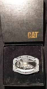 Caterpillar Tractor Vintage LTD Edition Backhoe Loaders Belt ...