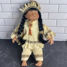 Cathay Collection 1-5000 porcelain doll Resting Native Indian Girl | eBay