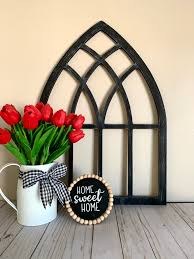 Cathedral Arch Decor - Wooden Window Arch ...