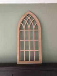 Farmhouse Frame Heirloom, Faux Window, Arched, Stained ...