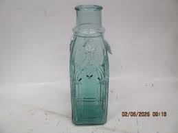 a ANTIQUE lt AQUA BLUE CATHEDRAL PICKLE BOTTLE ...