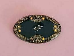 Vintage Catherine Popesco France Travel charm Necklac… - Gem