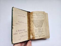 1891 Edison's HANDY ENCYCLOPEDIA OF INFORMATION AND UNIVERSAL ATLAS Antique book | eBay