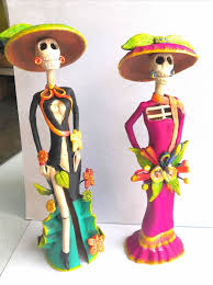 3 Mexican Catrinas. Day of the Dead Catrina. 14 Inches Tall ...