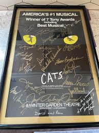 CATS Broadway Musical Poster Winter Garden Signed Early ...